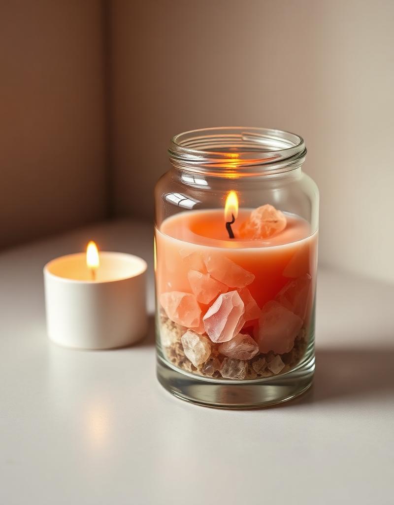 Crystal Infused Candle